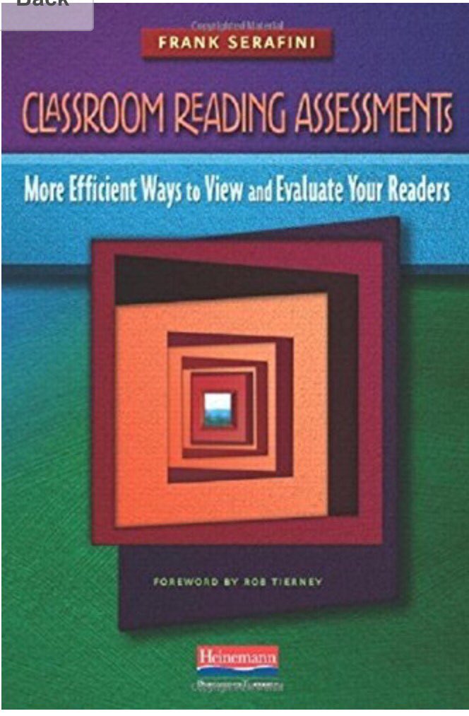 HeatherMMcKay's tweet photo. Next #CBEliteracy book study will be @doctorserafini's 'Classroom Reading Assessments'. Let us know if you want to join! cc @dikraft https://t.co/25W3TpsTCE