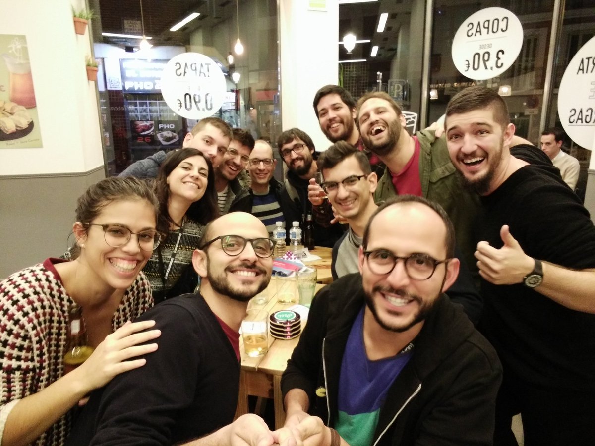 darquesdev's tweet image. postCodemotionando #codemotion2016 @Xaviju @javiarques @dani_catalan @esaborit4code