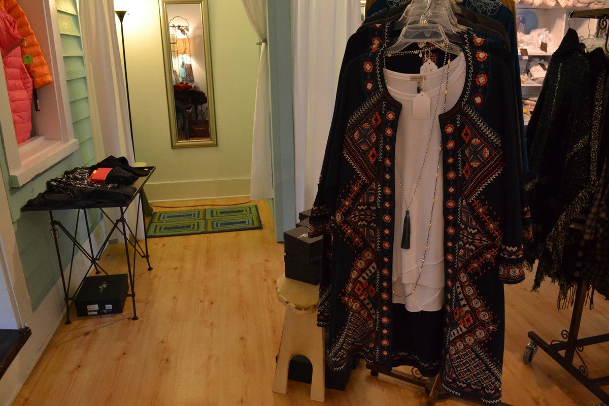 Lowe_Tide's tweet photo. Oh Darling! The Dressing Room is right there, you've got to try on that Johnny Was Clothing Coat! https://t.co/kgXQcj1r4r