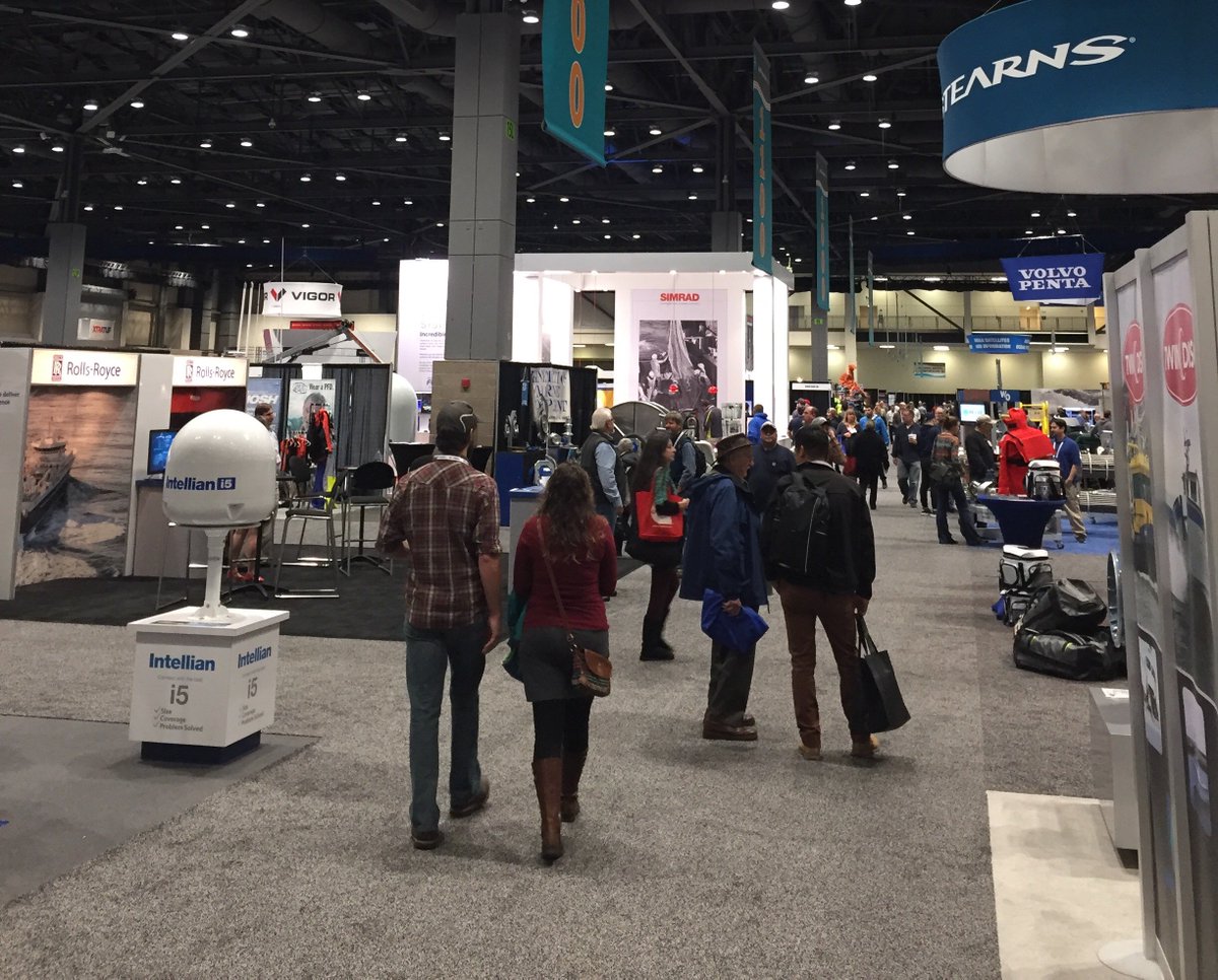 Yes... we’re at <a href="/PacMarineExpo/">Pacific Marine Expo</a> on a Saturday.  #marine #shipyards #dehumidification