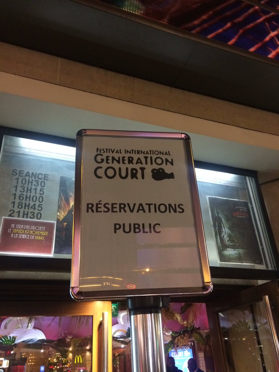 RaphalYem's tweet photo. Ce soir, je host la finale de #GenerationCourt, festival de courts métrage devant @LeGrandRex blindé ! https://t.co/ygs7WhIhfR