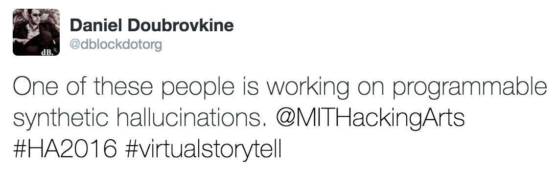 dblockdotorg's tweet photo. Lots of quotes from @MITHackingArts #MITHackingArts #HA2016 panels. Excited for the upcoming hackathon! https://t.co/4kIONncSRb https://t.co/mjZQPwrdSo