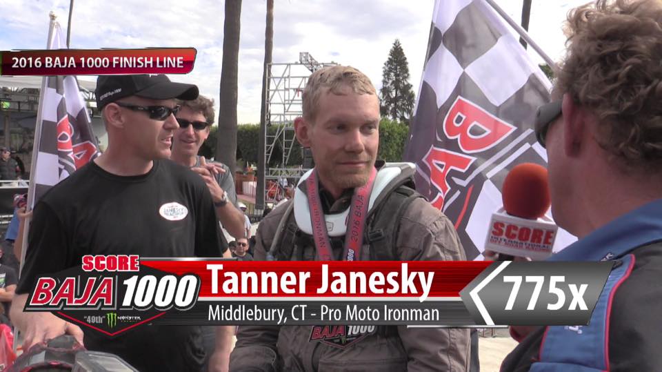 basementsystems's tweet photo. Congratulations, Tanner, on finishing the world's longest, non-stop motocross race! #JaneskyRacing #BAJA1000 #IronMan https://t.co/v2JPMcwDOR