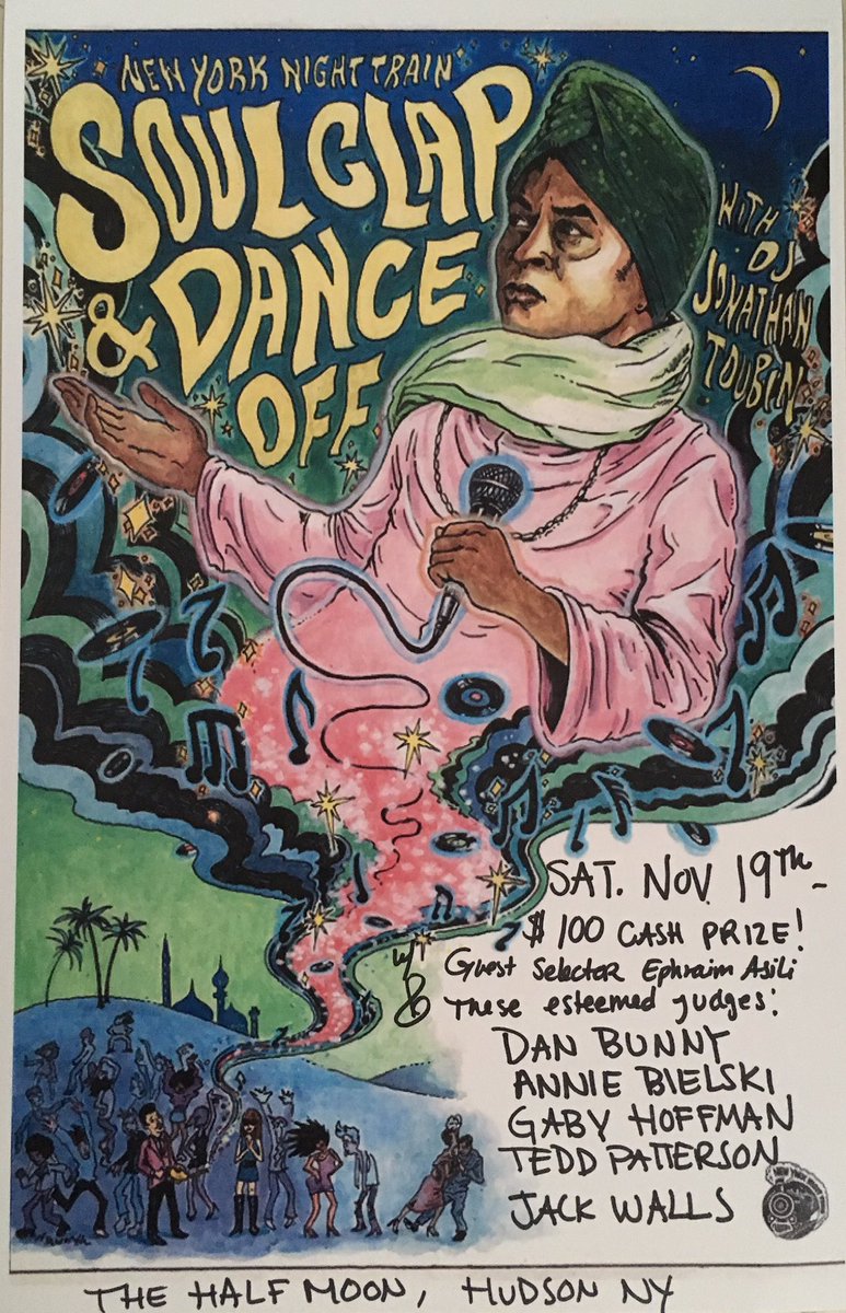 THE HALF MOON (@halfmoonhudson) on Twitter photo Calling all dancers ! <a href="/jonathantoubin/">jonathan toubin</a> Soul Clap & Dance-Off tonight!! 10:00 pm. $10. $100 cash prize!! Calling all dancers ! <a href="/jonathantoubin/">jonathan toubin</a> Soul Clap & Dance-Off tonight!! 10:00 pm. $10. $100 cash prize!!