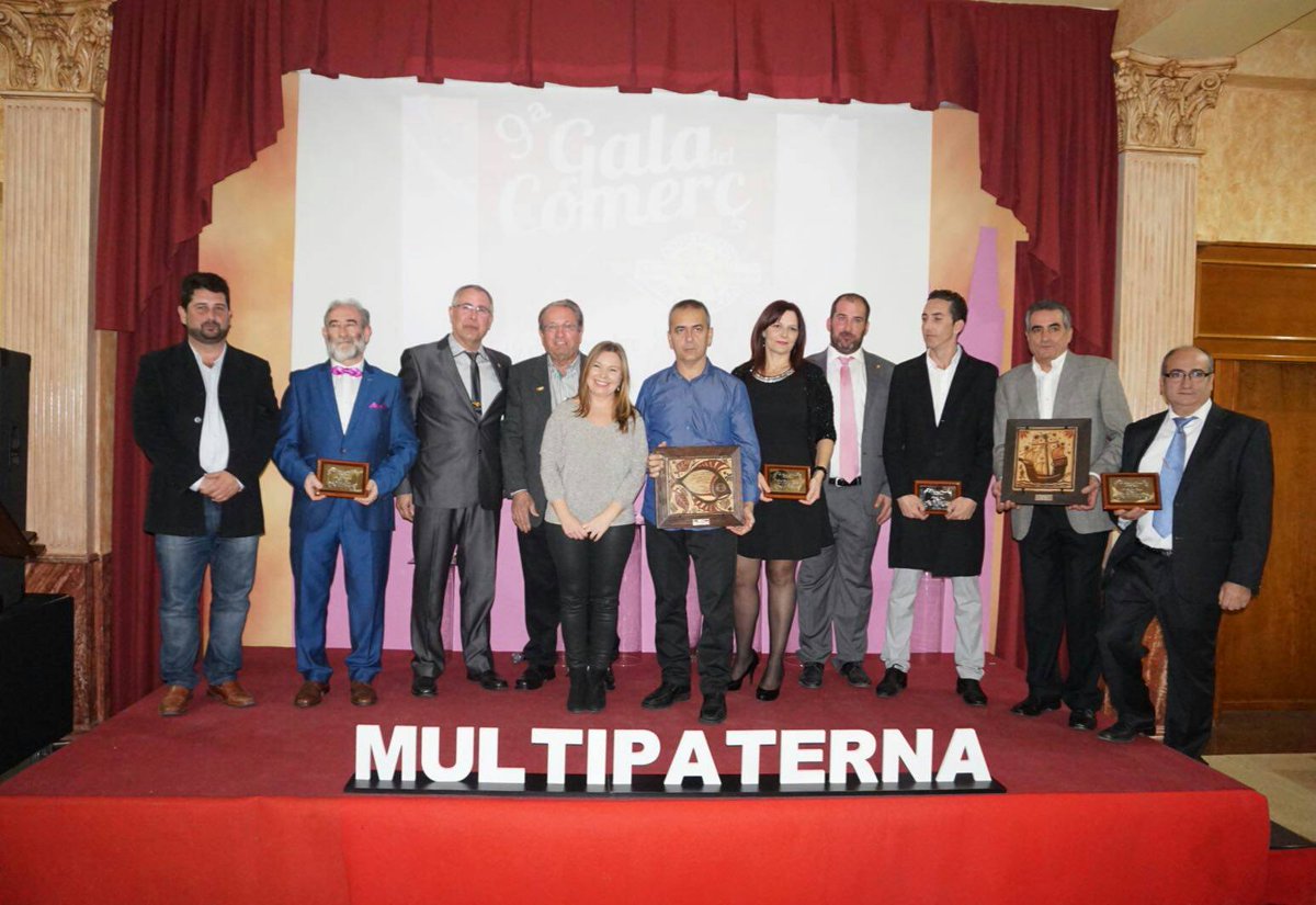 <a href="/MULTIPATERNA/">MULTIPATERNA</a> celebra la IX Gala del Comercio y defiende que el pequeño comercio y el pueblo tienen que ir cogidos de la mano <a href="/carlesmarti/">carles marti</a>