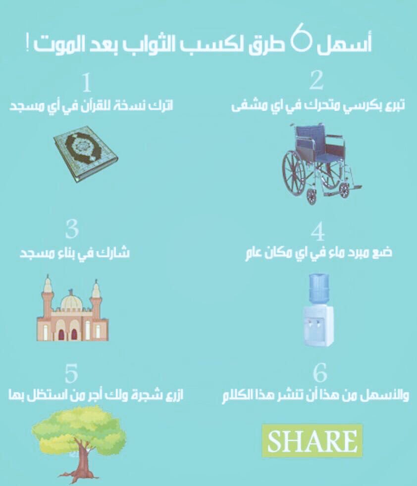 iixxu11's tweet photo. أسهل 6 طرق لكسب الثواب بعد الموت  . https://t.co/a01BkFWIVW