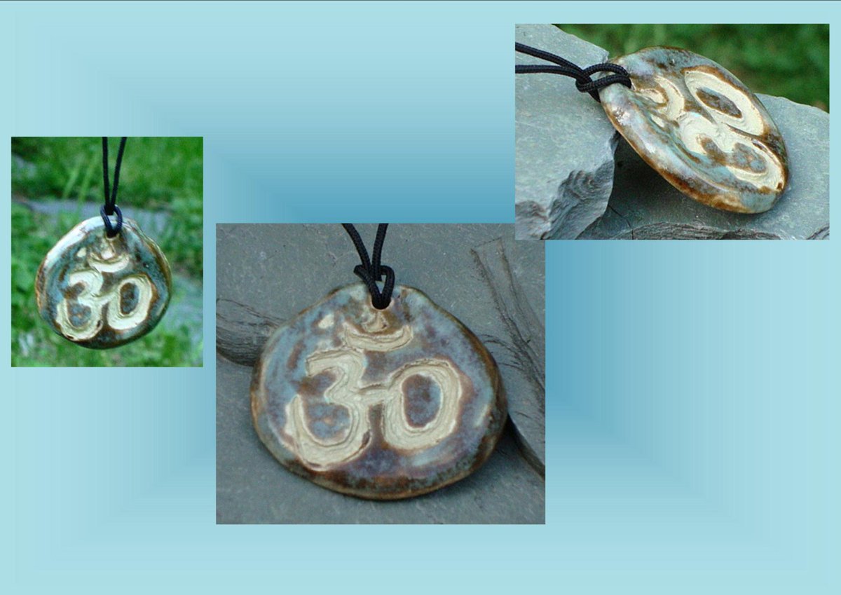 dragonchimes's tweet photo. OHM Essential Oil Diffuser Necklace, Aromatherapy Clay Jewelry, Turquoi… https://t.co/lxmm7gTtGr #Etsy #ClayDiffuser https://t.co/FKmcyEEB7N