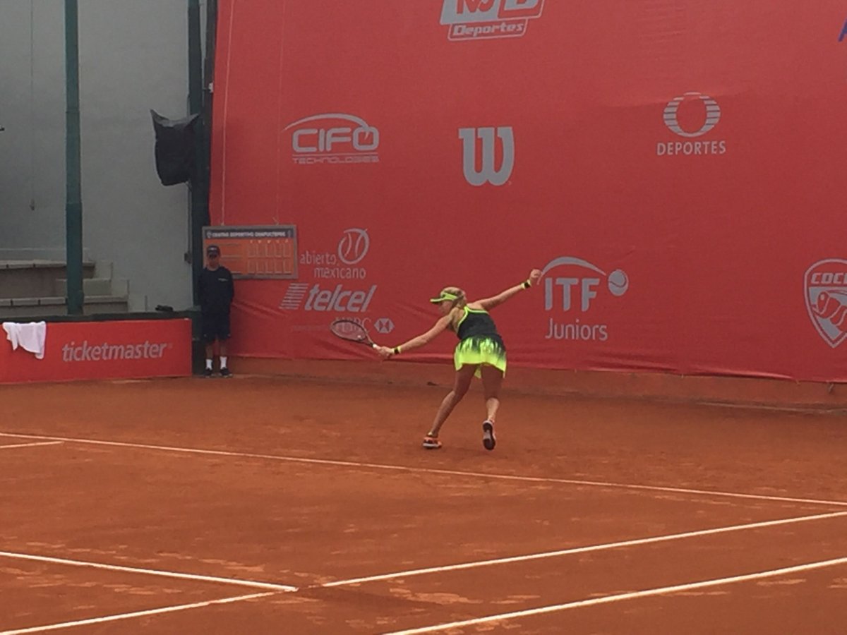 AbiertoJuvenil's tweet photo. Taylor Johnson (USA) adelante en el segundo set 3-2. #AJMEX #tenis #cdch #itfjuniors https://t.co/GWttV07R2o