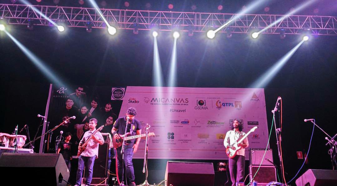 Studio7Mica's tweet photo. And the final band "Labyrinth" concluded the battle with a bang! Up next @advaitamusic live performance! We don't want this night to end. https://t.co/ap1UwAtEKg