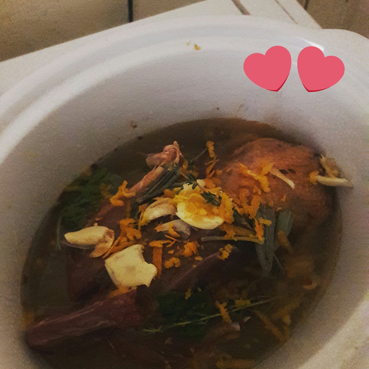 sally_lee17's tweet photo. The hubby got me a duck for the slow coocker! Can't wait! https://t.co/hMkRMkp82b