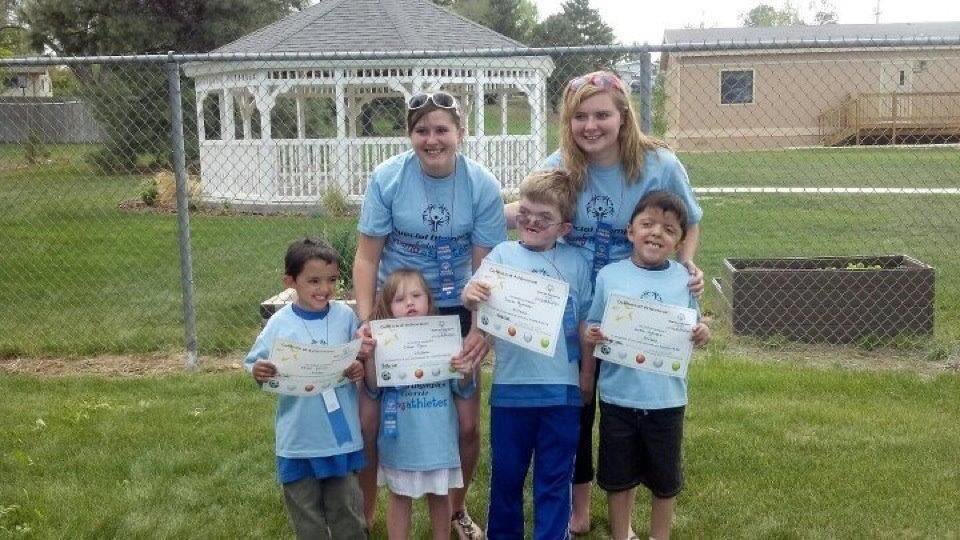 HamrickKaitlyn's tweet photo. A little throwback pic in honor of the last day of @SONC_BeAFan Young Athletes at @GiGis_Playhouse until after the holidays! #PlayUnified https://t.co/5Ll8J5YHRn