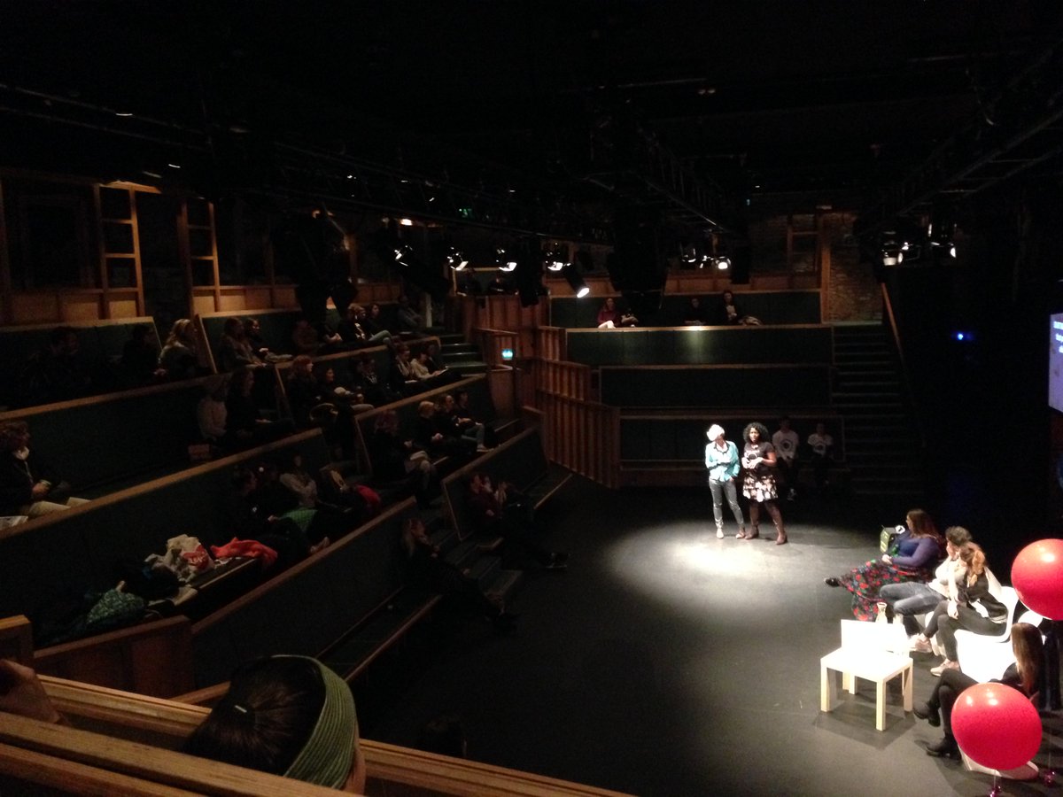 ShowAndTellDub's tweet photo. @OURTABLEDUBLIN speaking about their first public event @projectarts and their cafe there now #showtelldublin https://t.co/1LNJeD9E2M