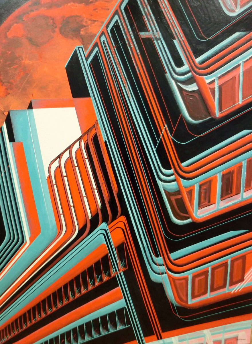 SladeHartwell's tweet photo. https://t.co/v3neKjVB9a 
4th architectural piece by Slade Hartwell in quaternary color palette
#art #artist #painting #modernart #freiburg https://t.co/TnNUABdNID