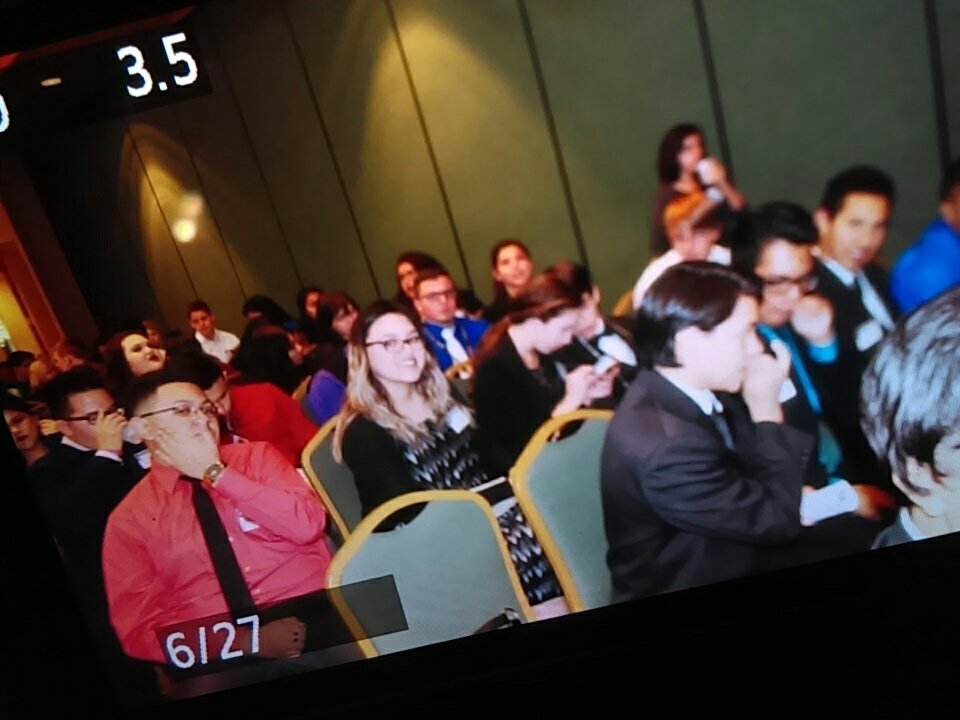 YumaHighJSA's tweet photo. Opening session has begun! Follow our snapchat if you want to watch the Arizona #JSAFallState live this weekend 😉󾓦 #BleedBlue https://t.co/agRhbIEgCR