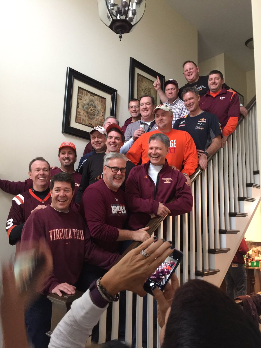 gbake's tweet photo. When the 80's crew shows up to take on the Irish @VT_Football @VTGermanClub https://t.co/vP6oeYJaWZ