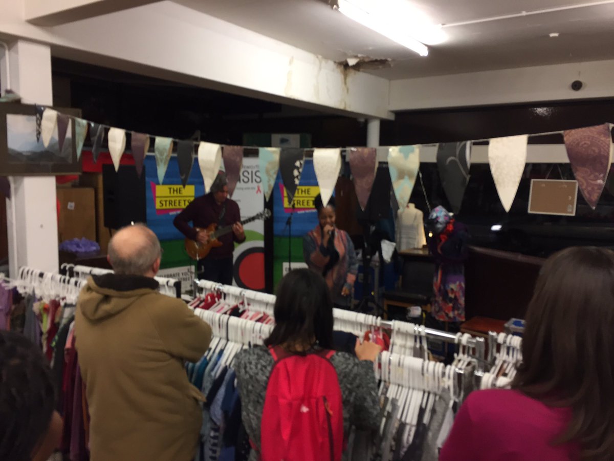 Gill Jaggers (@gill1914) on Twitter photo The most extraordinary gig I've ever been at! World renowned artists in a charity shop. <a href="/VimalaRowe/">Vimala Rowe</a> & John Etheridge #TheStreetsLondon The most extraordinary gig I've ever been at! World renowned artists in a charity shop. <a href="/VimalaRowe/">Vimala Rowe</a> & John Etheridge #TheStreetsLondon