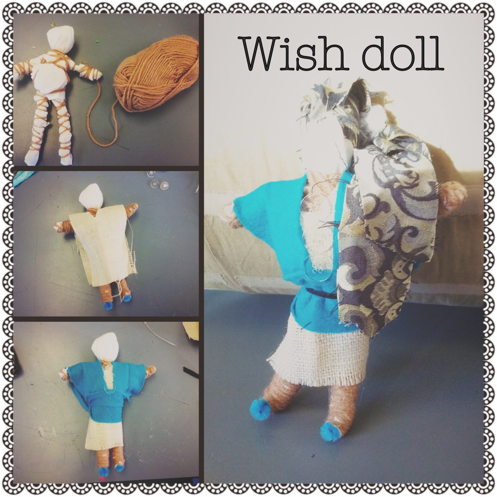 As always great <a href="/baat_org/">British Association of Art Therapists (BAAT)</a> <a href="/baat_nate/">BAAT NATE</a> <a href="/MAGlearning/">Mcr Art Gallery Learning</a> today making #WishDolls #ArtTherapy #peersupport #selfcare