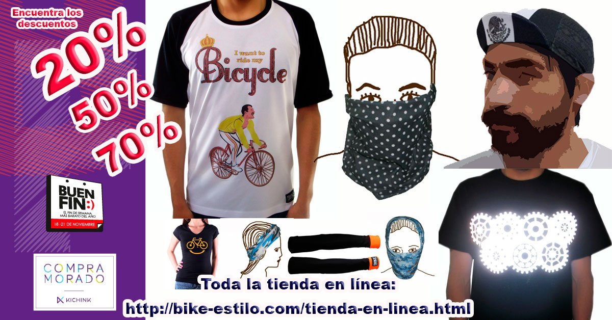 bikeestilo's tweet photo. Este #BuenFin tenemos 20, 50 y 70% de descuento en nuestra tienda en línea: https://t.co/HOEyhxUai2 #Ciclismo https://t.co/8LNWxfK6QK