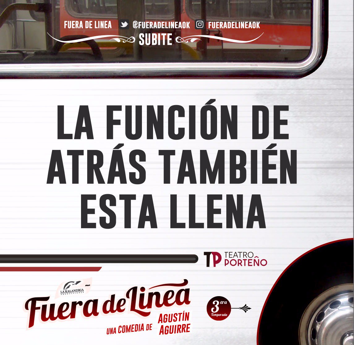 Si aún no la viste,  Hoy es el día!  <a href="/TPortenio/">Teatro Porteño</a> <a href="/celinarucci/">celina rucci</a> <a href="/RoNoyaa/">rodrigo noya</a> <a href="/Sebochini/">SEBOCHINI</a> @Aguirre_Agustin <a href="/piauri571/">pia uri</a> <a href="/monicanavarroo/">Mónica Navarro</a>