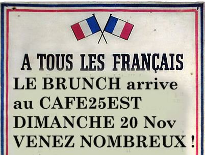 Cafe25Est's tweet photo. #evenement #stalingrad #brunch LE BRUNCH ARRIVE AU @Cafe25Est DIMANCHE 20 Novembre VENEZ le DEGUSTER !! merci de RT ! https://t.co/hajY9bZXT4