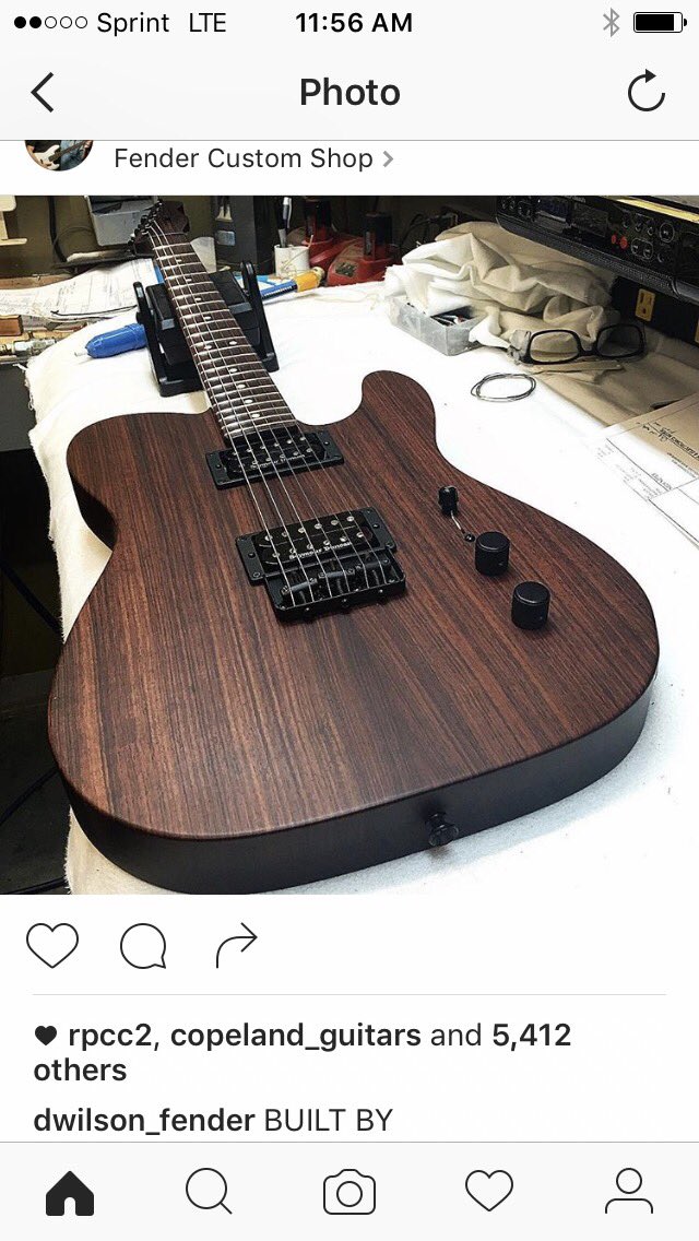 FOX26RUBEN's tweet image. When the word "sexy" just isn't enough. #fender #telecaster #howtohouston