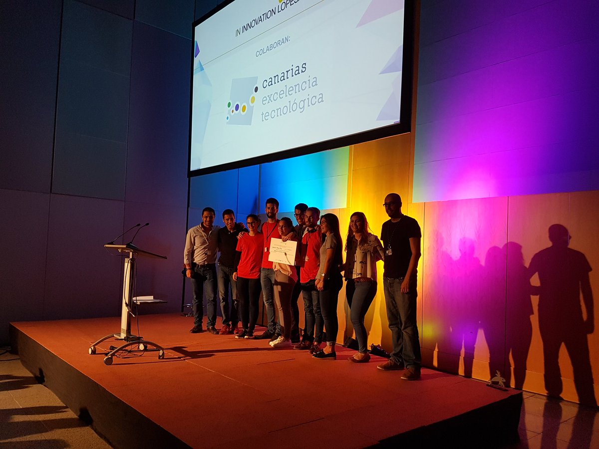 atarecos's tweet photo. Ganadores de #TII2016. Enhorabuena!! @lopesan_innova https://t.co/ntqTj2iiFT