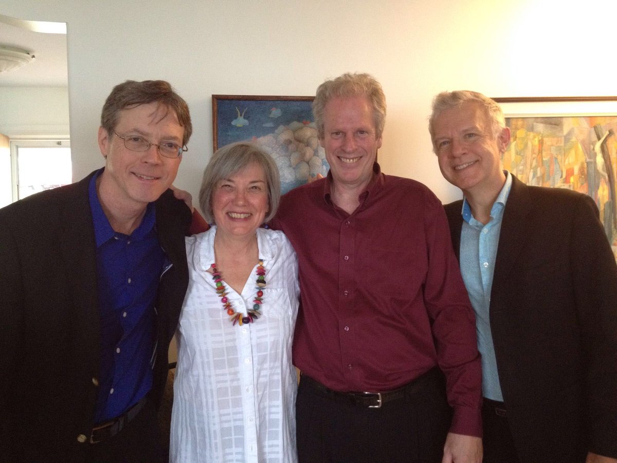 JoeTrio's tweet photo. After our concert with our host Barbara Butler in Mahone Bay  #NovaScotia @calineartists @JoeTrio https://t.co/udvqOvGlOM