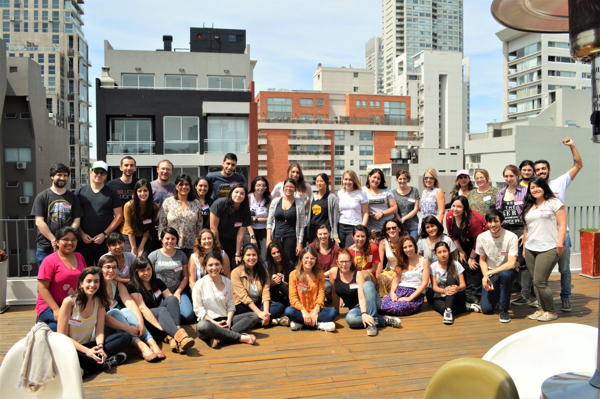 railsgirlsAR's tweet photo. Buenos Aires saluda a las comunidades #RailsGirls del mundo que hoy también organizan #railsgirls @railsgirls_ldn @railsgirls_rj https://t.co/gvXXajgoqE