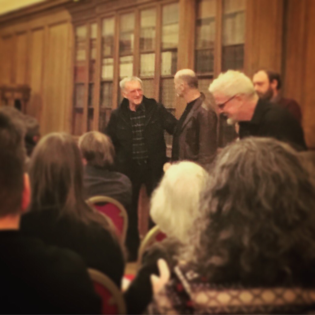 studioRJGB's tweet photo. #JamesKelman and #JohnnyRodger meet at the #MitchelLibrary via @The_Drouth Event today #Thanks https://t.co/1vW4DTHXU3