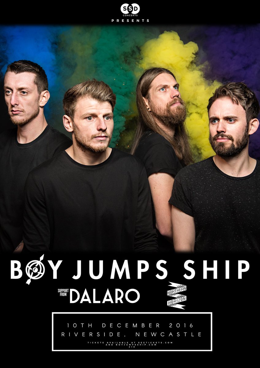 Buzzing to be supporting @BoyJumpsShip at <a href="/RiversideNCL/">Riverside Newcastle</a> December 10th!! It's gonna be a little beauty. Give us a shout for tickets x