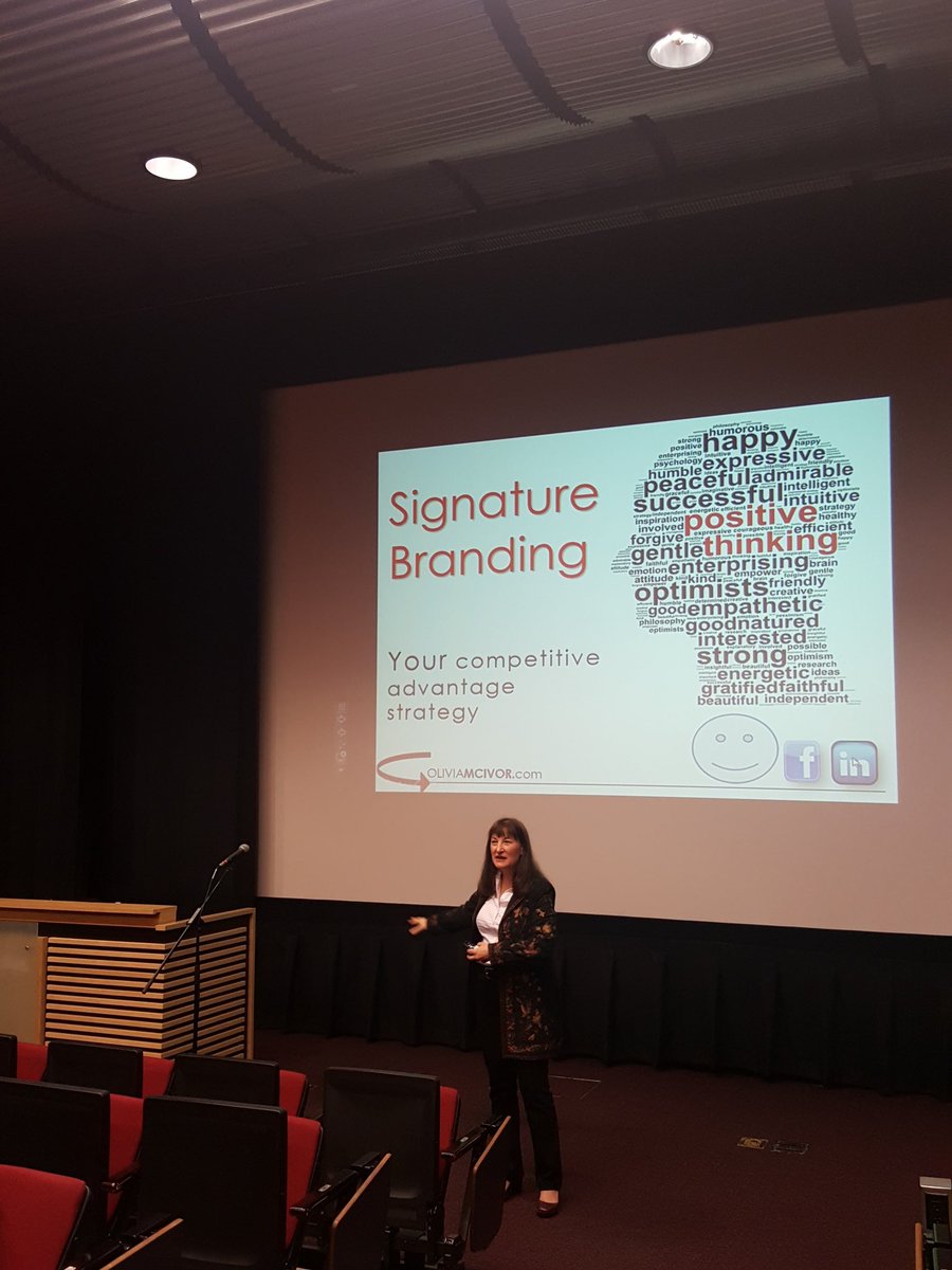 Signature Branding! Is your social media profile ready? Keynote presentation by Olivia McIvor