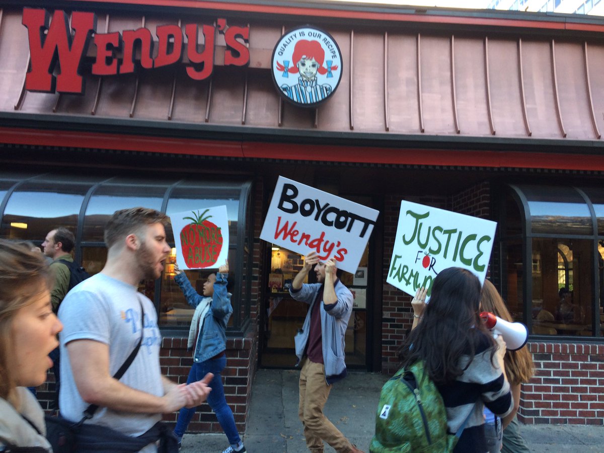 Penn_SLAP's tweet photo. .@Wendys Philly wants #FairFood https://t.co/PmUcgM67bJ