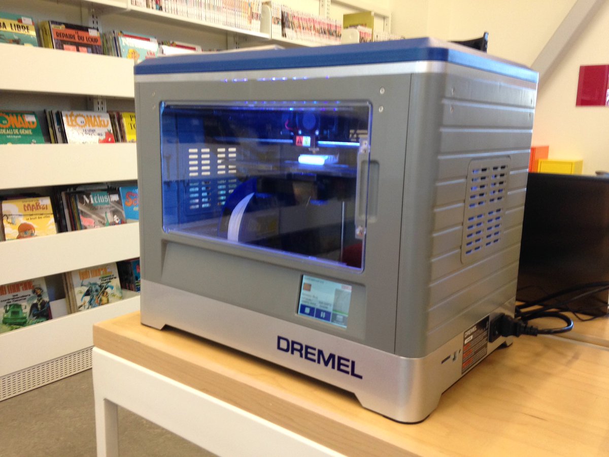 Une autre après-midi à la bibliothèque de Varennes! Modélisation, scan et expérimentation de l'impression 3D ! @qcechofab <a href="/VilleVarennes/">Ville de Varennes</a>