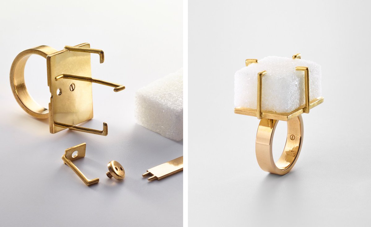 wallpapermag's tweet photo. Gems and Ladders continues bold art jewelry offerings: https://t.co/bpaXJpz3lV https://t.co/9nEs4KnSlC