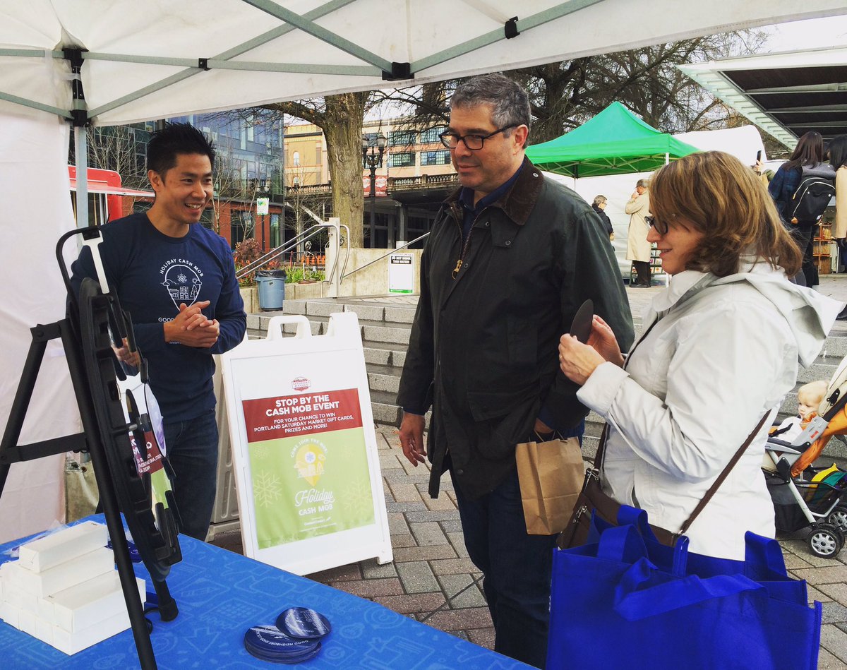 magexperiential's tweet photo. Stop by the Portland Saturday Market between 10AM – 2PM for your chance to win a gift card of up to $50, and other prizes. #CTCTCashMob https://t.co/1RpGMZFpvN