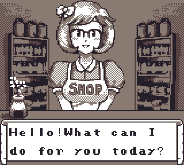 vierlegend's tweet photo. Today we are paying Heidi's Magic Shop a visit. I hope things aren't very expensive... #screenshotsaturday #gamedev #indiedev #pixelart https://t.co/LKWfYkbQlU