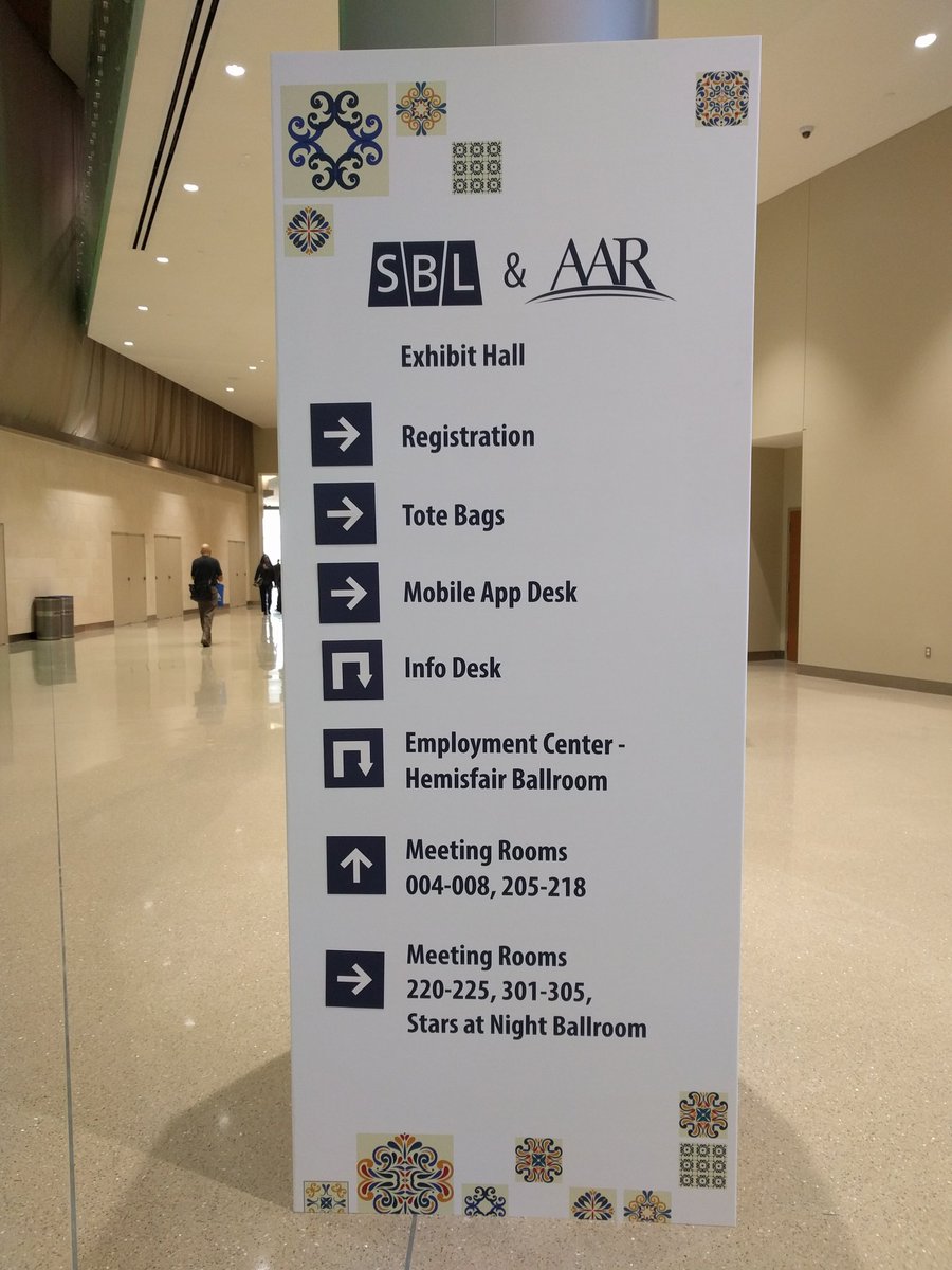 mirandahbennett's tweet photo. As a librarian, I appreciate that #aarsbl16 has dedicated tote bag signage. https://t.co/5BnBFULFpg