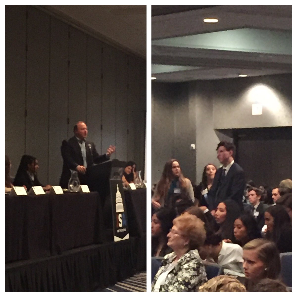 CDM4N6's tweet photo. Gabriel Katz asking Scott Baugh former assemblyman and chair, OC GOP about inclusion in the GOP #cdm4n6 https://t.co/0GkuC78lPC