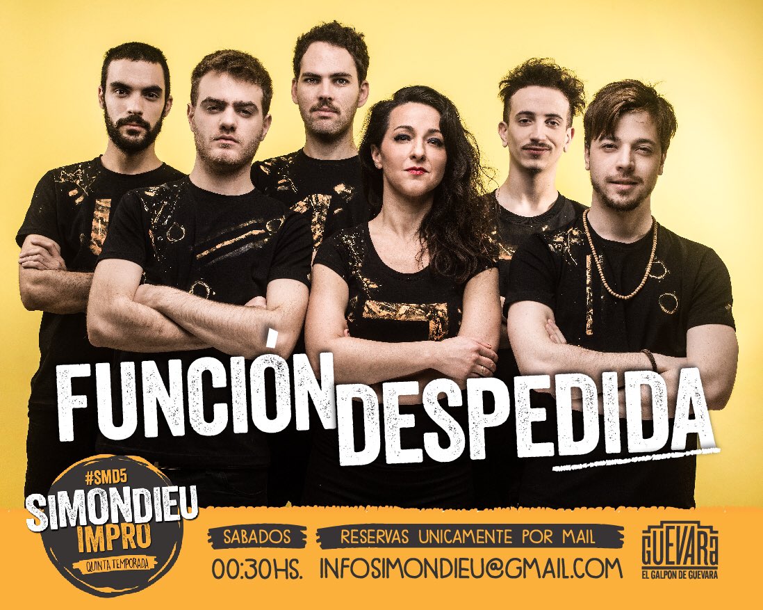 SIMONDIEU's tweet photo. Todo listo para el último partido del año.
Localidades Agotadas
Sábado 00:30hs en El Galpón de Guevara @MarcosRauch
#FuncionDespedida https://t.co/xsKvwcDhky