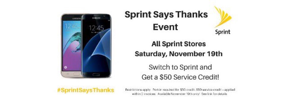 shandolan's tweet photo. Get a jump on your holiday shopping and start taking advantage of Black Friday deals! #sprintsaysthanks https://t.co/6KvAwSSBFQ