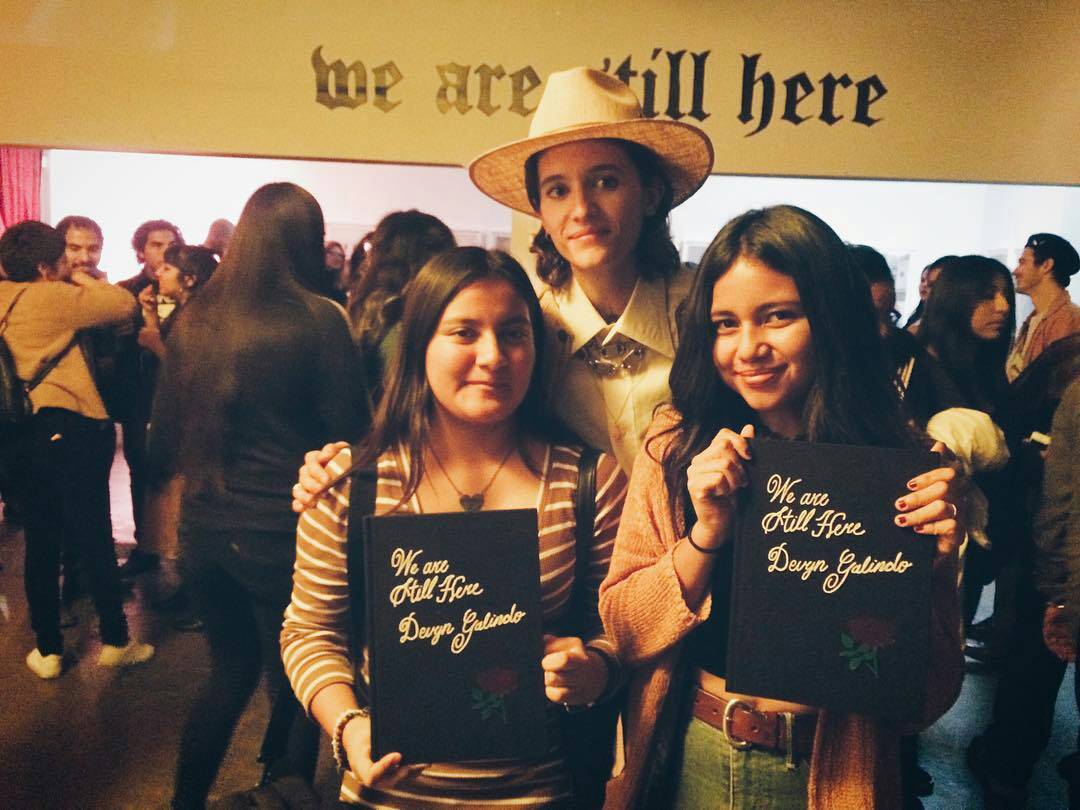 lasfotosproject's tweet photo. A night of amazing poetry and photography at mentor, Devyn Galindo's book launch "We Are Still Here". #ArtinLA https://t.co/mPCai47LR8