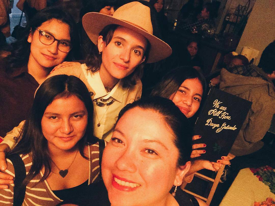 lasfotosproject's tweet photo. A night of amazing poetry and photography at mentor, Devyn Galindo's book launch "We Are Still Here". #ArtinLA https://t.co/mPCai47LR8