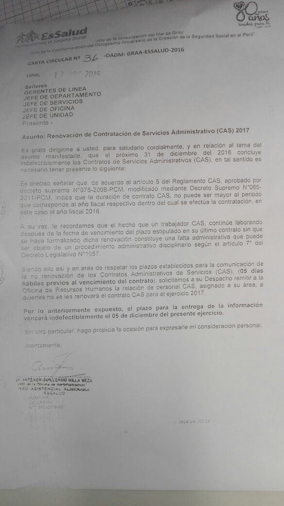 AnaReyesM2003's tweet photo. @LuzSalgado_R @LUCIANA_LEON_R @stapiab @marisolespinoza @vozdelatierra @JVelasquezQ @jonhy_lescano Que frágil el contrato CAS #casnuncamas https://t.co/ieLfKVtOnn