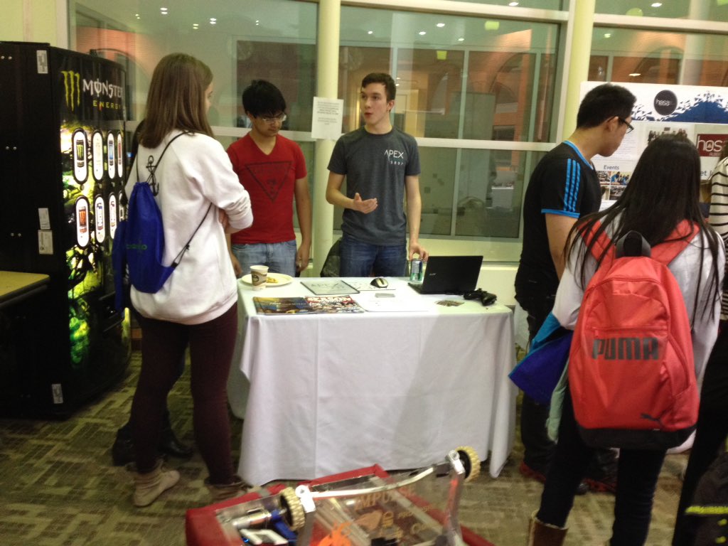 Our friends from <a href="/team5897/">Apex Robotics</a> are here at <a href="/ScienceExpo/">Science Expo</a> #Ignite2016 with an exhibit!