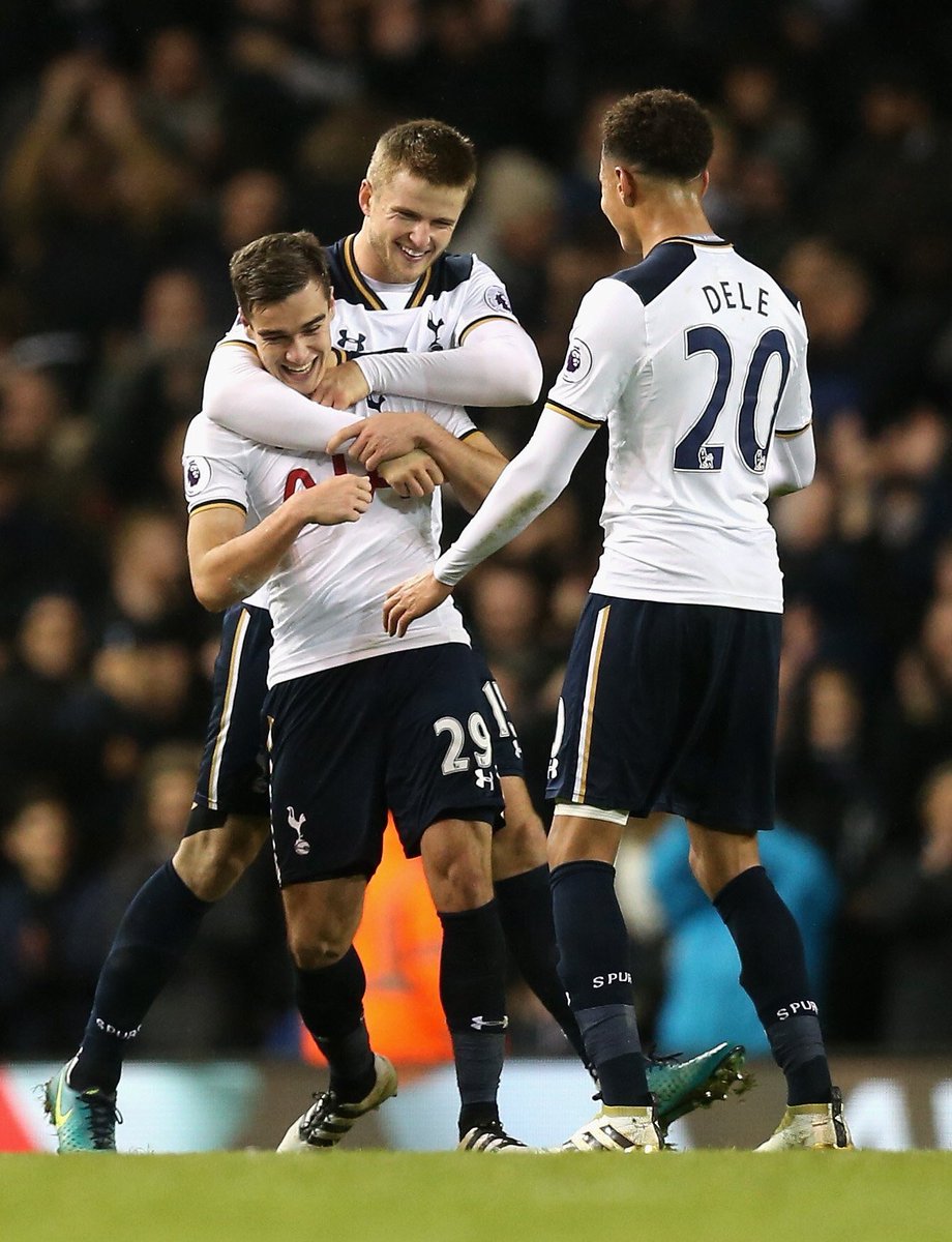 SpursOfficial's tweet photo. Mauricio on @HarryWinks:"It was a very emotional moment for us &amp; him. Players coming through the academy show passion. That's our identity." https://t.co/5AfR2zMPYP
