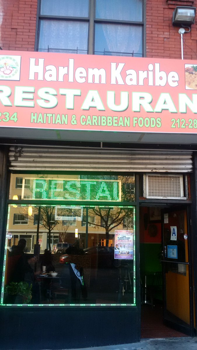UnityTourExp_'s tweet image. Tour starts at 3:30pm...just arrived at Harlem Karibe Restaurant. 2234 Adam Clayton Powell, Jr. Blvd.