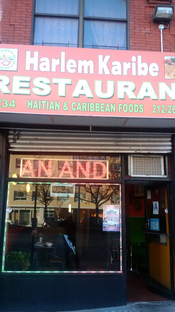 UnityTourExp_'s tweet image. Tour starts at 3:30pm...just arrived at Harlem Karibe Restaurant. 2234 Adam Clayton Powell, Jr. Blvd.