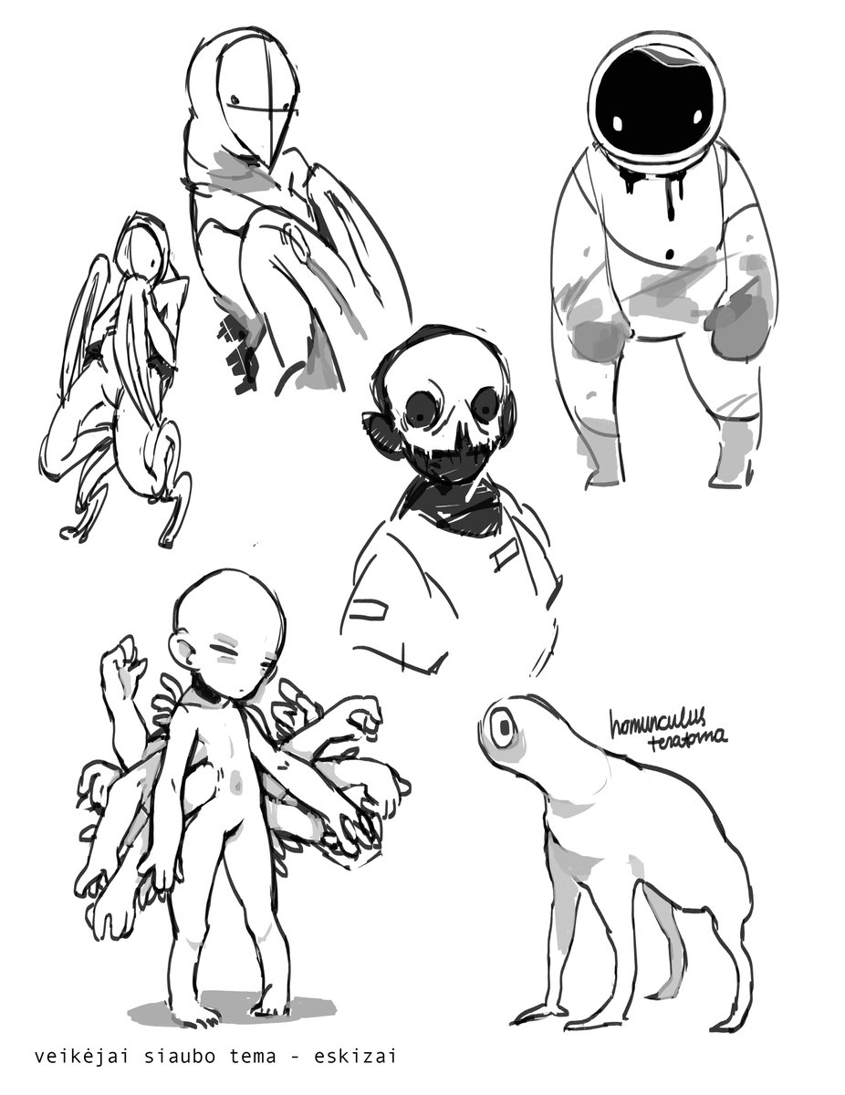 some school assignments from a month back 
