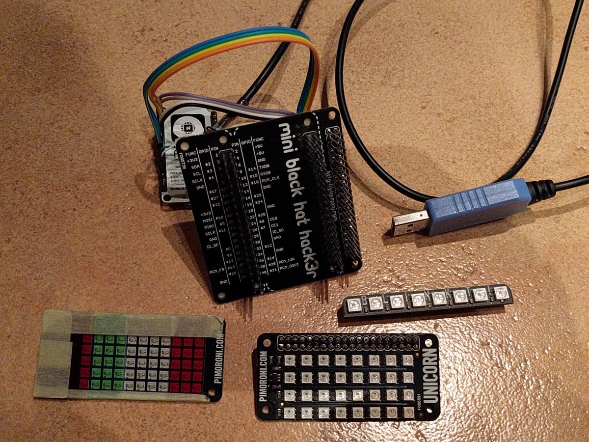 DavidGlaude's tweet photo. Adapting @pimoroni pHAT and HAT on a @NodeMcu with @micropython (Scroll pHAT not working yet) @Gadgetoid @veryalien @nextthingco https://t.co/VaylmpiJZN