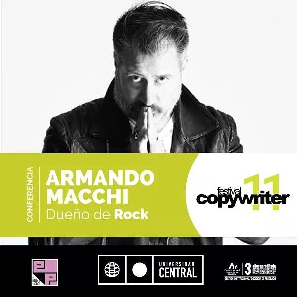 Ve y escucha la charla "Sé Bowie" de @armandomacchi en #Copywriter11 junto a <a href="/StreetmachineT/">Tienda Streetmachine</a> y #publicidadUCEN en vivo en nuestro Facebook.